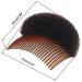 1PC Bump it up Volume Hair Styling Clip Bun Maker Hair Insert Tool Multifunctional Hair Accessories with Comb for Instantly Hairstyle(Brown) Nice - Buy Online on GoSupps.com