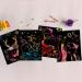 SAYU Premium Scratch Art Coloring Kit - DIY Craft Hobby Set for Adults & Kids - Engraving Scratch Off Gift Set with 5 Animal Friends Designs - Buy Online on GoSupps.com