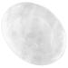 MookaiTedecor Bergkristall Thumbstone crystal geman massage stone with trough flatterer for healing Reiki size approx. 45 x 35 x 8 mm (pack of 2 pieces) #2 mountain crystal