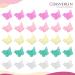 JASVERLIN Butterfly Hair Clips - 50 pcs Mini Small Hair Claw Clips in 5 Colors - Girls Cute Y2K 90s Kids Hair Accessories for Rave and Festival (Baby Color) - Buy Online on GoSupps.com