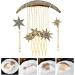 1 Set Star Moon Hairpin Hair Pin for Decor Hair Clip Combs Hair Barrettes Hair Clip Side Comb Hair Pin Clips Star Hairpins Hair Clip for Hair Decor Head Clip Alloy Miss - Buy Online on GoSupps.com