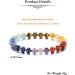 Go 7 Chakra Bracelet - Natural Gemstones for Healing Reiki Energy & Yoga | Stylish Chakra Bracelet for Women - Buy Online on GoSupps.com