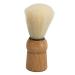 Professional Ergonomic Razor Brush with Wooden Handle - Synthetic Shaving & Makeup Tool for Facial Cleaning - Buy Online on GoSupps.com