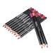 Wangstar 12 Color Matte Lip Liner Pencils Lip Contour Shaping Pencil Waterproof Long Lasting Makeup Lip Pencil for Girls Women Lady