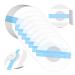 Acwoo Freestyle Libre 3 plasters 35 pieces Libre Patch Sport for Freestyle Libre 3 sensor skin -friendly waterproof pavement for swimming & bathroom transparent without glue in the middle self -adhesive