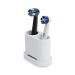 QiKFresh - 2 Series on the owner and toothbrush holder |For toothbrush heads by Oral B IO Philips Sonicare Waterpik Fairywill |Made of food -safe silicone (white)