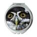 Mirror Compact Mirror owl face young owl pocket mirror portable mirror