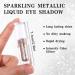 White Glitter Liquid Eyeshadow Set - High-Impact Metallic Diamond Pearl Glitter Eyeshadows | Longwear, Talc-Free, for Mature Skin - Buy Online on GoSupps.com