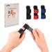 Supegar finger rail 3-pack adjustable trigger finger rail with removable aluminum bracket Reusable finger rails for index/medium/ring/angle finger in black blue and red set 1