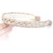 Gledola Braided Headband With Teeth Braids Hairband With Tooth Synthetic Hair Band Plaited Hairband For Women (White Blonde) - Buy Online on GoSupps.com
