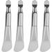 Facial Mask Brush Face Mask Brush Set Aluminum Handle Double End Softness Silicone - Buy Online on GoSupps.com
