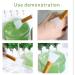 10 PCS Face Mask Brush Facial Mask Brush Silicone Cosmetic Scrapers Facial Applicator Brushes Face Mask Spatula Tool Face Brush for Applying Mask - Buy Online on GoSupps.com