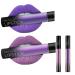 14-color matte non-stick cup lip glaze non-decolorizing Two together 2PC light purple and dark purple lip gloss lipstick 12 ml