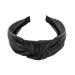 Shop AXY Leather Headband - Classic & Fashionable Vintage Hairband for Ladies - HR27AL (Black) - Buy Online on GoSupps.com