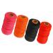 Amosfun 4 Roll DIY Craft Thread Natural Cooking Twine Gift Wrapping Cord Camping Rope Wrapping Rope Weaving