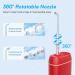 Enpuly Cordless Water Flosser for Teeth - Rechargeable Dental Oral Irrigator with 5 Jet Tips, 3 Modes, IPX8 Waterproof - Portable for Travel & Home Use (Red Gold) - Buy Online on GoSupps.com