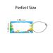 Child ID Bag Tags - Pack of 6, Blue Ocean - Write-On Kids Name Tags for Backpack, Lunchbox, Diaper Bag - Ideal for Preschool & Daycare - Buy Online on GoSupps.com