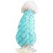 Buy Famkit Blue Dog Collar Sweater - Stylish Turtleneck Pullover Knitwear for Pets (Size L: 8.8-11lbs) | Warm & Fashionable Dog Clothing - Buy Online on GoSupps.com