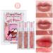 3Pcs Jelly Gloss Lipstick Set - Cute Bear Lip Glaze Waterproof & Moisturizing Lip Stain Long-Lasting Juicy Color - Best Beauty Makeup Cosmetics - Buy Online on GoSupps.com