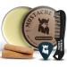 Mustache Wax and Comb Kit - Beard and Moustache Wax for Men with Strong Hold Natural Beeswax - Helps Tame, Style, and Groom by Striking Viking, Sandalwood Sandalwood 2 Ounce (Pack of 1)