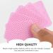400pcs Glue Wipes - Eyelash & Nail Glue Remover Pads | Makeup Remover Tools | Pink Non-Woven Fabric Sheets - Buy Online on GoSupps.com