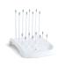 EliteKoopers Folding Baby Bottle Drying Rack Holder Feeding Cup holder (1Pcs White)