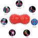 PVC Erdnuss-Stuchel Massage Ball - Fitness & Muscle Relaxation for Back & Feet | Acupressure & Fascia Relief (Red) - Buy Online on GoSupps.com