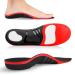 (220+lbs) Plantar Fasciitis Strong Arch Support Insoles for Men Women - Orthotic Inserts Insoles High Arch for Arch Pain Flat Feet - Boot Work Shoe Insole - Heavy Duty Support Pain Relief Black S UK 6-7.5 (26cm)