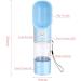 Edoxus Multifunctional Dog Water Bottle - Portable Drinking Bottle for Dogs & Cats - Ideal for Hiking (Gray) - Buy Online on GoSupps.com