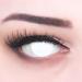 Meralens soft 12 month lenses Blind White without prescription with case 1 pair (1 x 2 pieces)