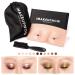 IMAKEUPNOW Makeup Practice Face Board 3D Realistic Pad with Cleaning Brush for Makeup Artist Board Makeup Practice, Eyeshadow Eyeliner Eyebrow Lash mapping Realistic Face Skin Eye Make up Practice Model for Self-taught or
