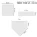 Eco Walker Thrown Down Baseball Bases - Ideal for Teeball, Softball, Kickball, Kids' Backyard Practice - White - Buy Online on GoSupps.com