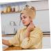 Didiseaon Heart LED Mirror 6 Pcs Dry Hair Cap Coral Fleece Shower Cap Mild Fast Drying Cap - Buy Online on GoSupps.com