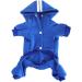 Shop Dogs Hoodies Sweatshirt - Warm Cotton Overall for Small Medium & Large Dogs & Cats | Walray Blue Training Suit - Buy Online on GoSupps.com