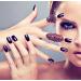 24Pcs Short Square Press-On Nails | White French Tip Acrylic Nails with Rhinestone | Full Cover Stick-On Nails for Women & Girls | DIY Manicure Art Supplies - Buy Online on GoSupps.com