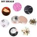 Rose Gold 0.5 oz Aluminum Tin Jars - 12 Pcs Refillable Containers for Lip Balm, Cream - Screw Cap, Cosmetic Grade - Buy Online on GoSupps.com