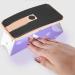 UV LED Nail Lamp 36W - Portable Mini-USB Gel Nail Dryer with Fast Hardening & Collapsible Timer for At Home & Travel - Buy Online on GoSupps.com