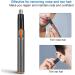 USB Rechargeable Ear & Nose Hair Trimmer - 360 Portable Clipper with Protection Cap | Easy Clean & Travel-Friendly (Black - Buy Online on GoSupps.com