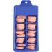 Brishow Coffin False Nails Long Fake Nails Pure Color Ballerina Stick on Nails Glossy Full Cover Acrylic Press on Nails for Women and Girls (Beige) - Buy Online on GoSupps.com