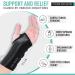 Pure Health Premium Wrist Support Brace - Relieves Carpal Tunnel, Sprains, Tendonitis & RSI - Adjustable Compression for Men & Women (M Right) - Buy Online on GoSupps.com