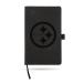 Rico Industries NFL Pittsburgh Steelers Black Laser Engraved Small Notepad Jounral/Notepad 8.25" x 5.25"- Office Accessory