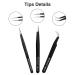 BEYELIAN Eyelash Extension Tweezers Set - 3 Professional Isolation & Volume Lash Tweezers in Black - Buy Online on GoSupps.com