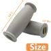 Crutch Solid Hand Grip Replacement - 2 Pcs Gray - Medical Drive Cane Crutch Handgrips | Gray Color - Buy Online on GoSupps.com