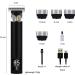 Men's Cordless Electric Hair Clippers with LED Display and Waterproof Design - Includes 4 Guide Combs and Type-C Fast Charger - Dual Power Modes - Dasimiket Black - Buy Online on GoSupps.com