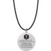 Shop MunsteryAid Medical Alert ID Necklace for Women - Engraved 316L Stainless Steel Emergency ID Dog Tag with Leather Cord - Buy Online on GoSupps.com