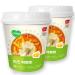JOAYO Cheese Tteokbokki Rice Cakes w/Spicy & Rich Flavorful Savory Sauce 2-PACK Korean Street Food Easy K-Food Instant Microwavable Snack