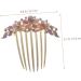 Mikinona Opal Comb Side Hair Clip Wedding Hair Accessories for Brides Floral Hair Clips Small Tooth Comb Bridal Hair Clip Hair Comb Clip Wide Tooth Combs for Women Hair Topper Alloy Purple - Buy Online on GoSupps.com