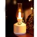 Desk Aroma Diffuser - 280ml Retro Kerosene Lamp Design | Essential Oil & Aromatherapy Humidifier for Bedroom Office & Living Room - Cool Mist Air Diffuser in White - Buy Online on GoSupps.com