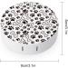 Dog Paw Print Round Case For Contact Lens Kit Storage Box with Mirror Printed - Buy Online on GoSupps.com