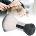 Soft barber tease hairdresser neck brush facial cleaning dust towel hairdressing salon hair removal brush broken hair sweep brush hairdresser broken hair cleaning brush (gray)